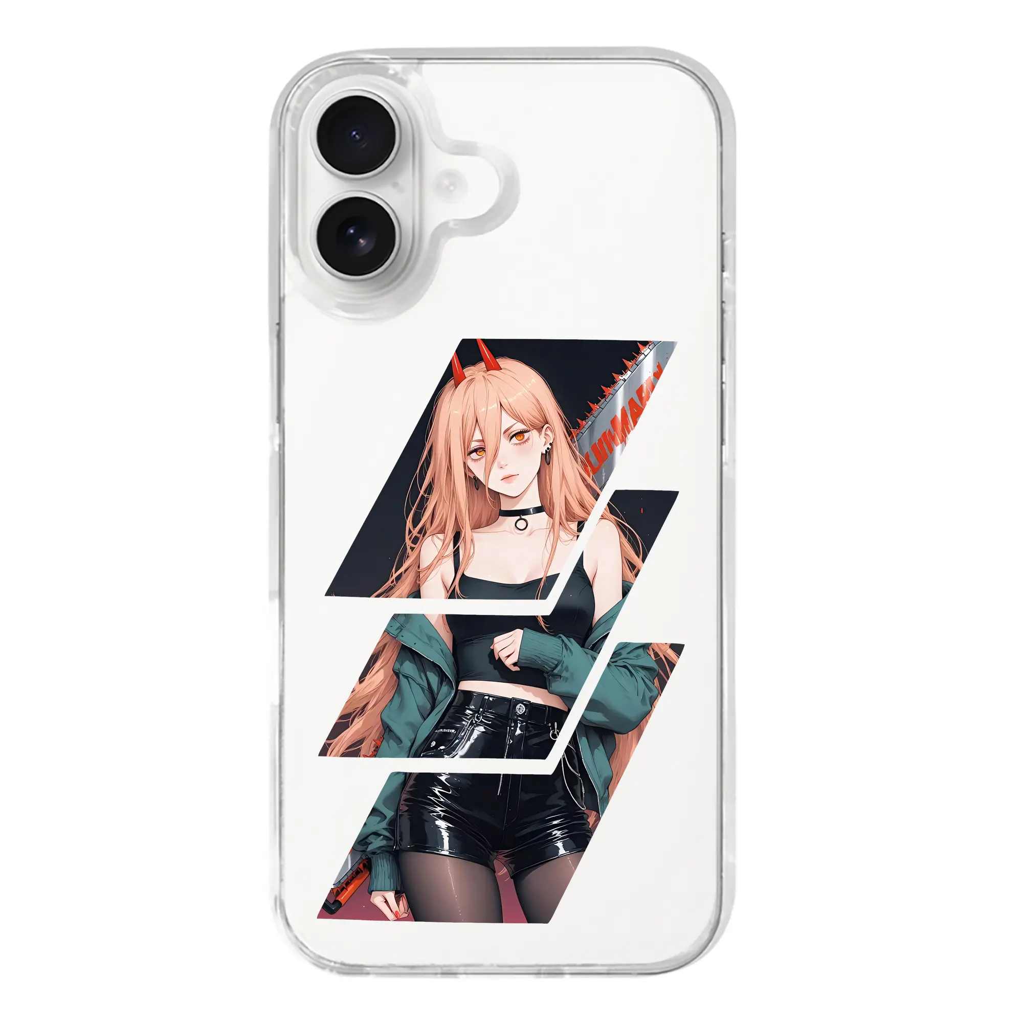 チェンソーマン グッズ,パワー - iPhone 17シリーズ 透明スマホケース – 薄型・耐衝撃・精密フィット保護カバー